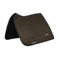 Tapis de dressage Acavallo Sublime en daim à rayures Marron