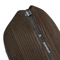 Tapis de dressage Acavallo Sublime en daim à rayures Marron