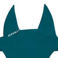 Bonnet en tissu technique Acavallo avec patch logoté en silicone Sublime Pétrole Bleu