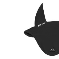 Bonnet en tissu technique Acavallo avec patch logoté en silicone Sublime Noir