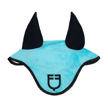 Bonnet modèle GP Equestro avec logo en daim Ciel Bleu