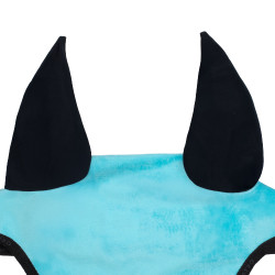 Bonnet modèle GP Equestro avec logo en daim Ciel Bleu