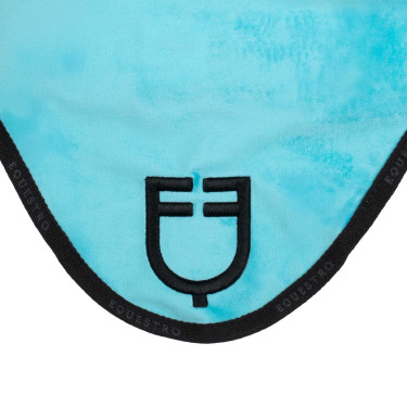 Bonnet modèle GP Equestro avec logo en daim Ciel Bleu