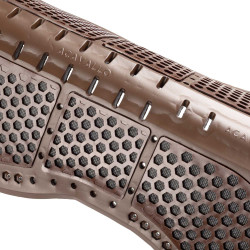 Amortisseur Acavallo Piuma Aerobalance gel EVA plat Marron