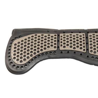 Amortisseur Acavallo Piuma Aerobalance gel EVA plat Noir / walnut