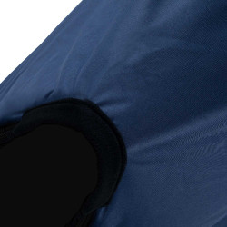 Couverture d’extérieur Equestro Nebraska en tissu indéchirable 250 g Marine Bleu marine