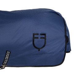 Couverture d’extérieur Equestro Nebraska en tissu indéchirable 250 g Marine Bleu marine