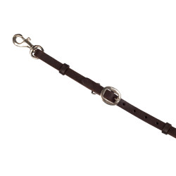 Collier de chasse western Pool's huilé avec perles Navajo SKY Marron foncé