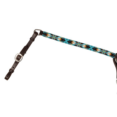 Collier de chasse western Pool's huilé avec perles Navajo SKY Marron foncé Collier de chasse western Pool's huilé avec perles Navajo SKY Marron foncé
