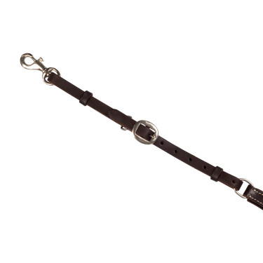 Collier de chasse en cuir Western Pool's avec perles en strass Marron foncé Collier de chasse en cuir Western Pool's avec perles en strass Marron foncé