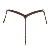 Collier de chasse western Pool's en cuir Huilé Marron
