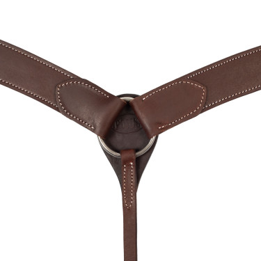Collier de chasse western Pool's en cuir Huilé Marron
