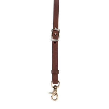 Collier de chasse western Pool's en cuir Huilé Marron