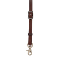 Collier de chasse western Pool's en cuir Huilé Marron