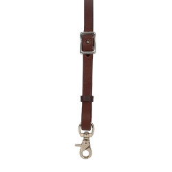 Collier de chasse western Pool's en cuir Huilé Marron