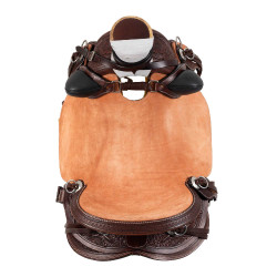Selle western Wade Arizona Pool's avec sangle arrière et protection de couteau