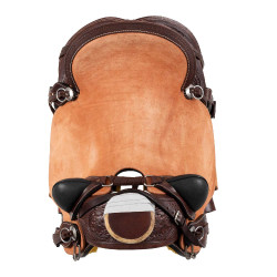Selle western Wade Arizona Pool's avec sangle arrière et protection de couteau