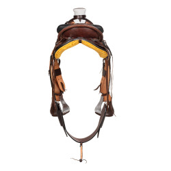 Selle western Wade Arizona Pool's avec sangle arrière et protection de couteau