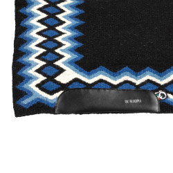 Tapis western Burioni show en laine avec rembourrage en Dry F