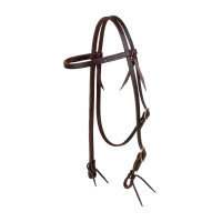 Bridon western Platinium Pro à frontal simple réglable Marron foncé Bridon western Platinium Pro à frontal simple réglable Marron foncé