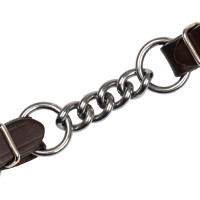 Chaine de gourmette simple Platinium Pro Huile foncé Marron Chaine de gourmette simple Platinium Pro Huile foncé Marron