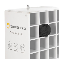 Présentoir Equestro pour collection pliable en carton Blanc