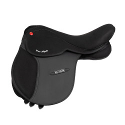 Selle d’obstacle Pro-Light en cuir synthétique Noir Selle d’obstacle Pro-Light en cuir synthétique Noir