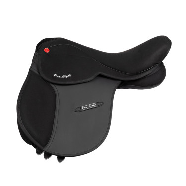 Selle d’obstacle Pro-Light en cuir synthétique Noir Selle d’obstacle Pro-Light en cuir synthétique Noir