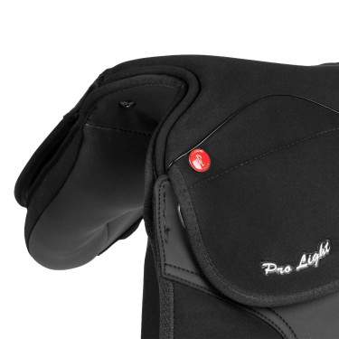 Selle d’obstacle Pro-Light en cuir synthétique Noir Selle d’obstacle Pro-Light en cuir synthétique Noir