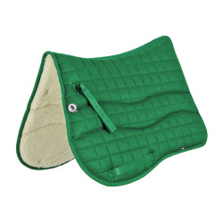 Tapis de selle Burioni rectangulaire LAINE/COTON Vert Tapis de selle Burioni rectangulaire LAINE/COTON Vert