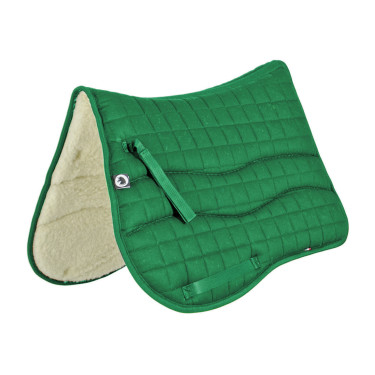Tapis de selle Burioni rectangulaire LAINE/COTON Vert Tapis de selle Burioni rectangulaire LAINE/COTON Vert
