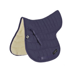 Tapis de selle Burioni rectangulaire LAINE/COTON Marine Bleu marine Tapis de selle Burioni rectangulaire LAINE/COTON Marine Bleu marine