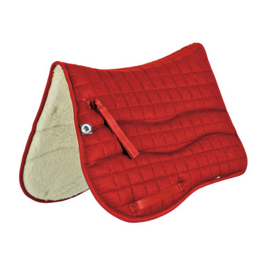Tapis de selle Burioni rectangulaire LAINE/COTON Rouge Tapis de selle Burioni rectangulaire LAINE/COTON Rouge