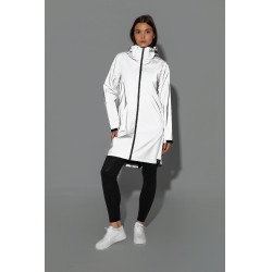 Imperméable Horze réfléchissant femme Impression réflechissante Gris