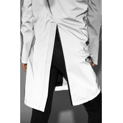 Imperméable Horze réfléchissant femme Impression réflechissante Gris
