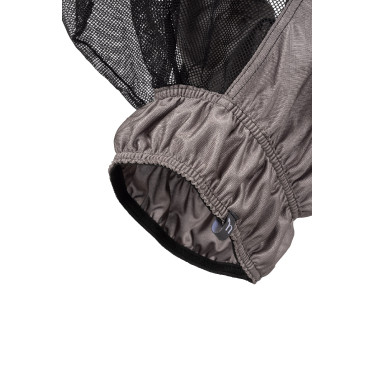 Masque anti-mouches Eczema Horze Mountain Essence UV Gris clair