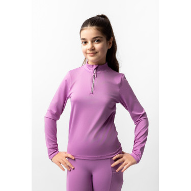 T-shirt d'entraînement Horze Mea enfant Pensée pâle Violet T-shirt d'entraînement Horze Mea enfant Pensée pâle Violet