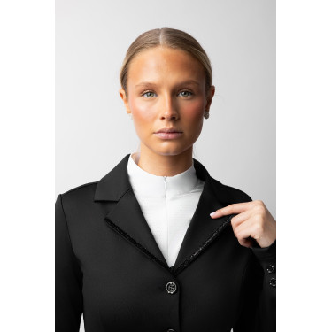 Veste de concours Horze Ada à paillettes femme Noir