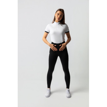 Legging Hybrid Horze Anya femme fullgrip Noir