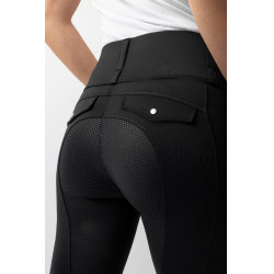 Legging Hybrid Horze Anya femme fullgrip Noir