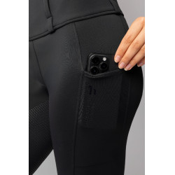 Legging Hybrid Horze Anya femme fullgrip Noir