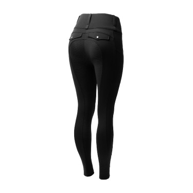 Legging Hybrid Horze Anya femme fullgrip Noir