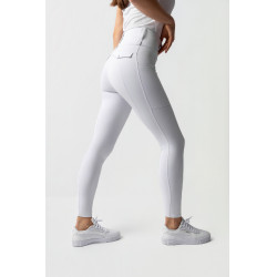 Legging Hybrid Horze Anya femme fullgrip Blanc brillant Legging Hybrid Horze Anya femme fullgrip Blanc brillant