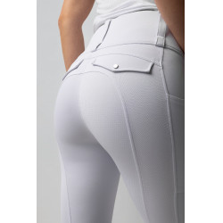 Legging Hybrid Horze Anya femme fullgrip Blanc brillant Legging Hybrid Horze Anya femme fullgrip Blanc brillant