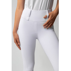 Legging Hybrid Horze Anya femme fullgrip Blanc brillant Legging Hybrid Horze Anya femme fullgrip Blanc brillant