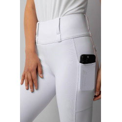 Legging Hybrid Horze Anya femme fullgrip Blanc brillant Legging Hybrid Horze Anya femme fullgrip Blanc brillant