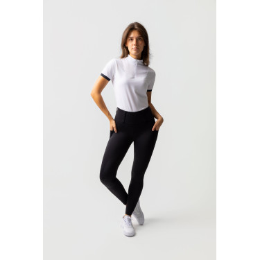 Legging Hybrid Horze Anya femme fullgrip Marine foncé Bleu