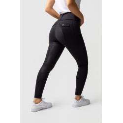 Legging Hybrid Horze Anya femme fullgrip Marine foncé Bleu