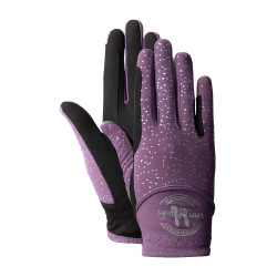 Gants Horze Fay JR Prune noire Violet