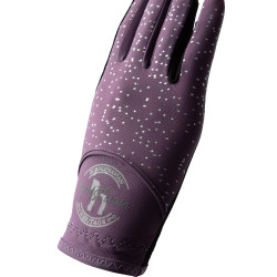 Gants Horze Fay JR Prune noire Violet